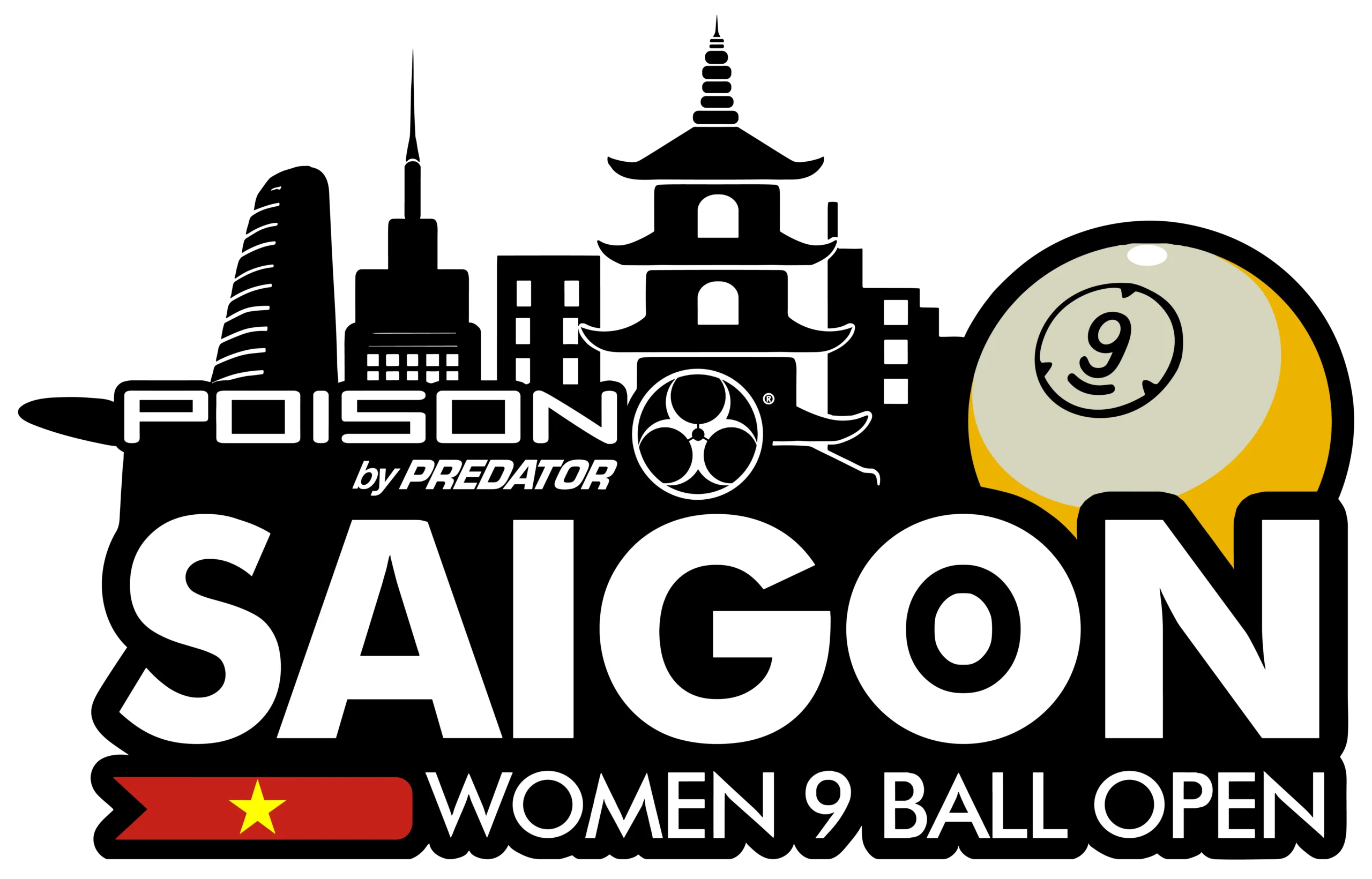(LOGO) Poison Saigon Women's_black