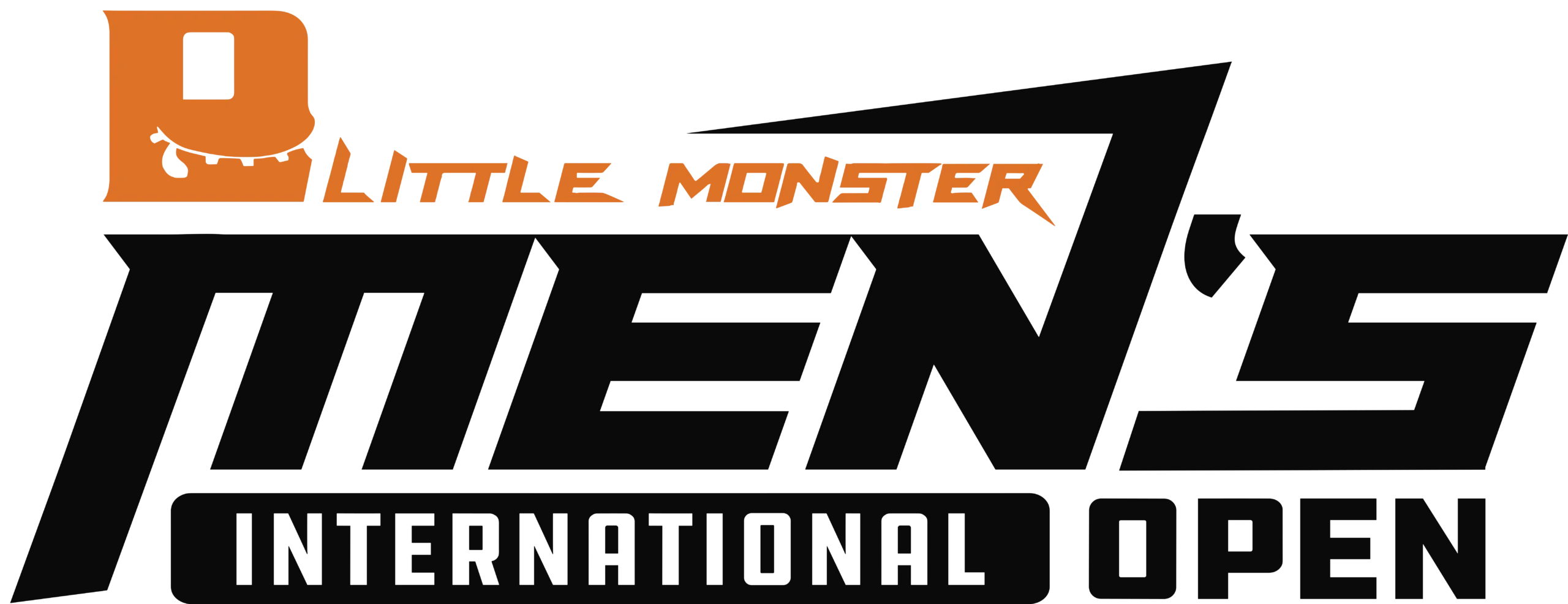 Mens International Open Logo Black