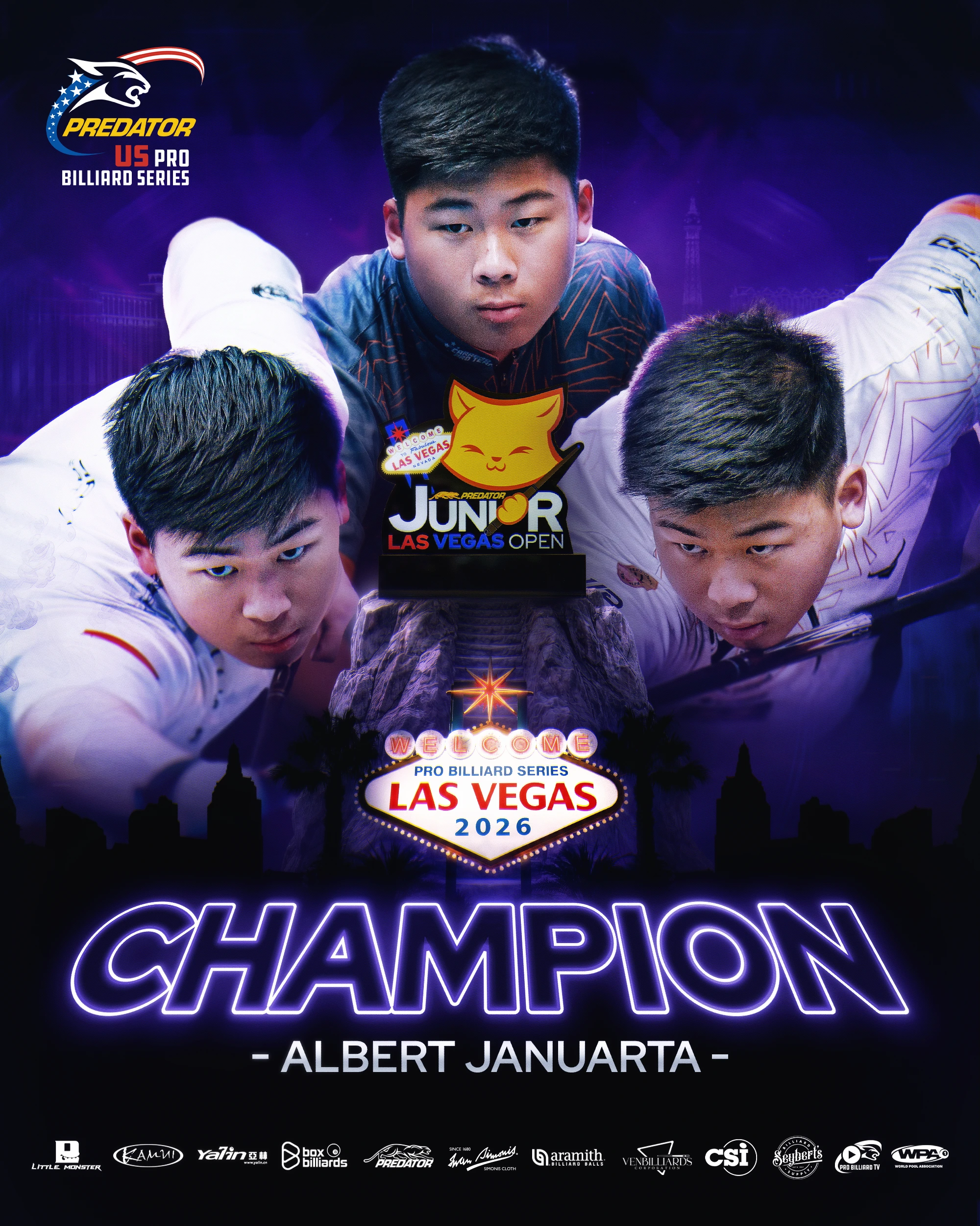 Champion_Albert Januarta_Junior Las Vegas